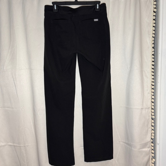 FIGS High Waisted Livingston Basic Scrub Pants Black Size Small - Picture 4 of 6